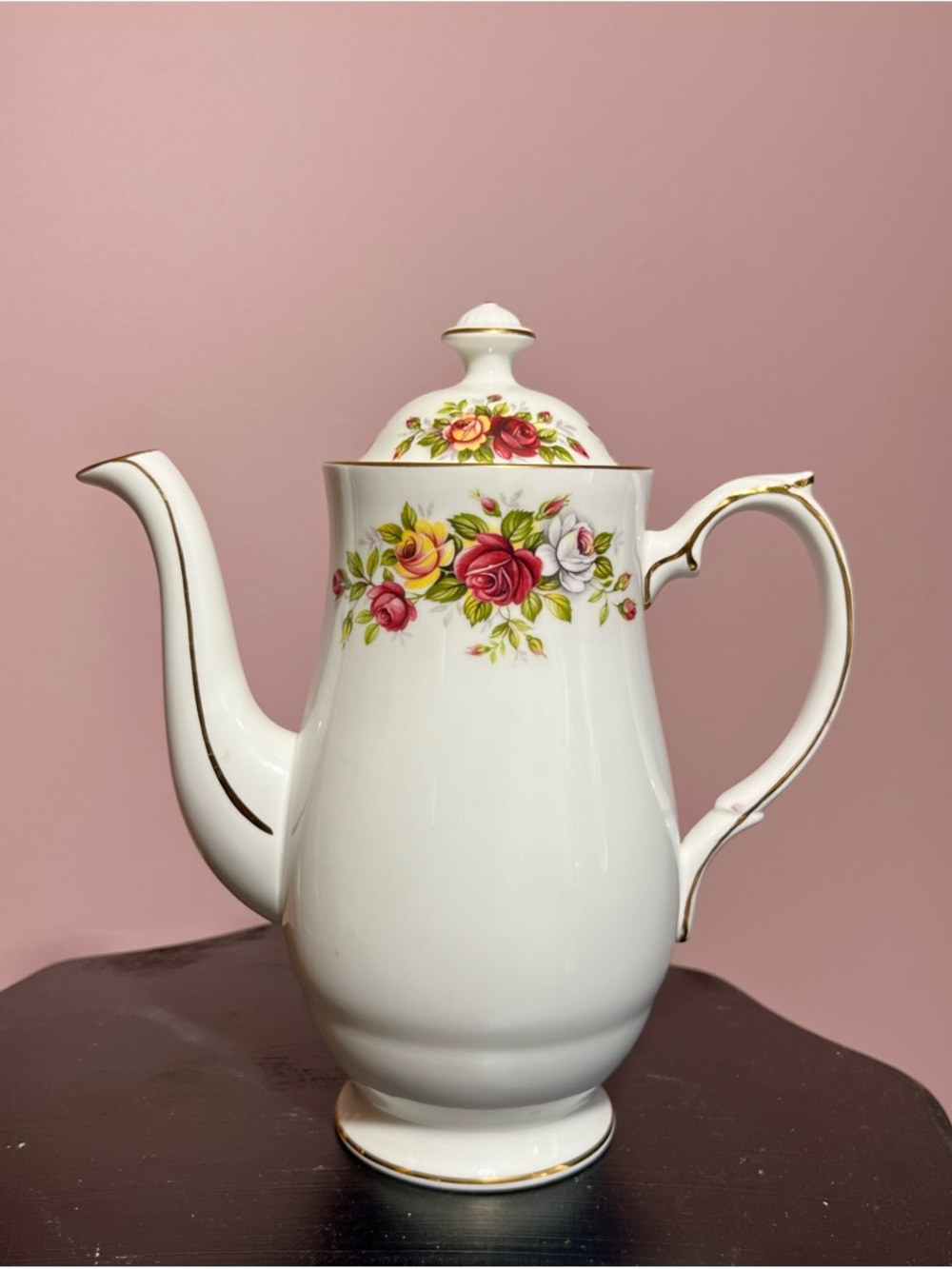 Vintage Duchess China "June Bouquet” coffee tea pot